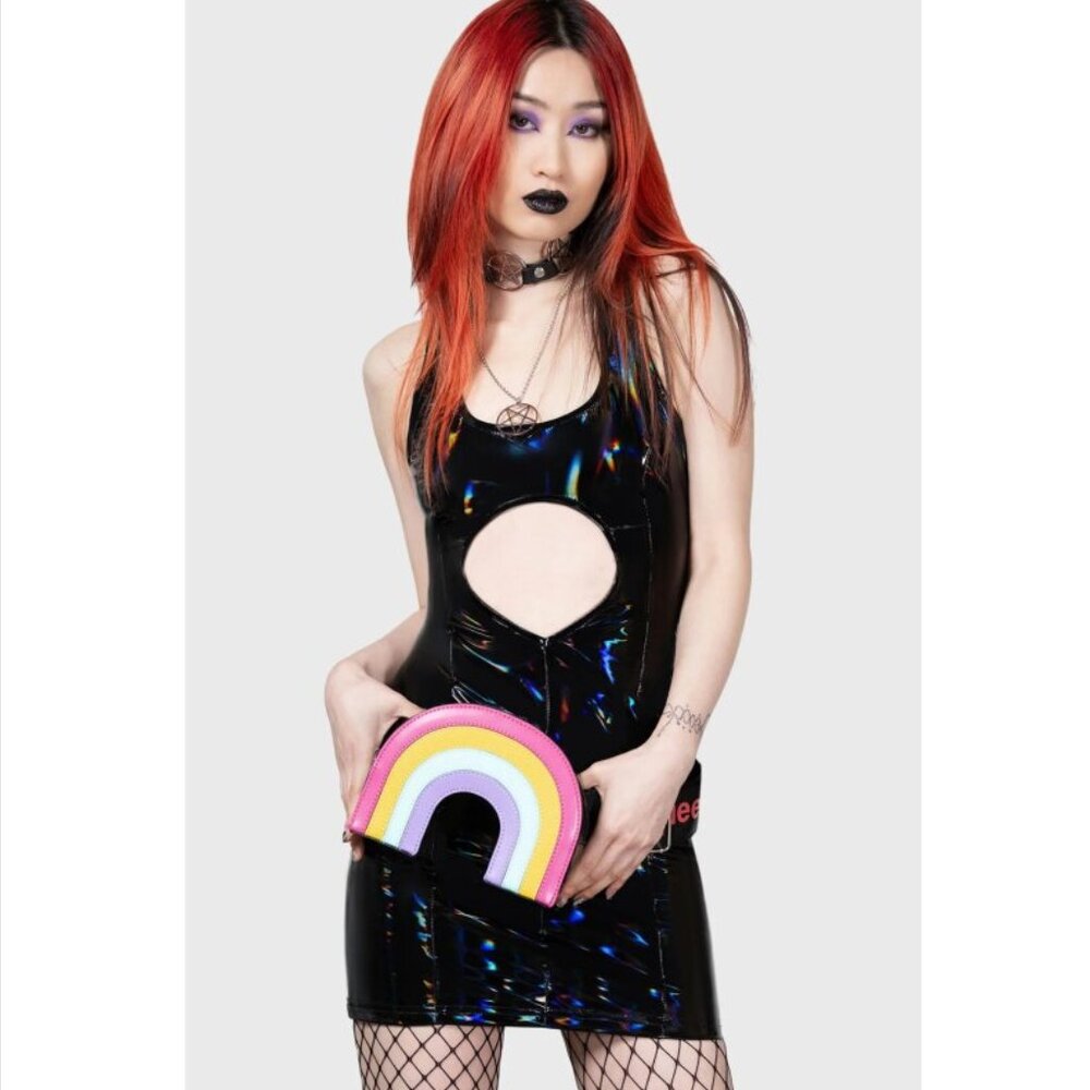 NWT Killstar Electric Rainbow Waistbag